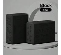 2 pezzi Blocchi yoga con 6 guide per posizioni yoga, design adatto per principianti, morbidi e antiscivolo con bordi smussati, adatti per yoga, meditazione, pilates e altro, aiutano ad approfondire gl