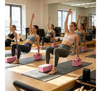 2 pezzi Blocchi yoga in EVA rosa, accessori yoga antiscivolo e durevoli, mattoncini per allenamento pilates unisex, apri spalle e schiena, alto supporto e stabilità, aiuta lo stretching profondo e le