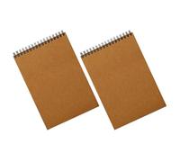 2 Pezzi Blocco da Disegno Spiralato Semplice per Giovani e Ufficio | Carta e Lega, Formato Portatile, per Appunti e Carboncino, Scuola D'arte e Casa