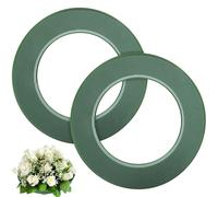 2 Pezzi Blocco di Schiuma Floreale Verde con Ventosa per Auto Sposi | Supporta 36 Rose o 88 Lecca-lecca, Uso DIY per Composizioni Artificiali, Installazione Rapida senza Danni