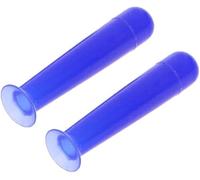 2 pezzi blu lenti a contatto inseritore strumento di rimozione, pratico silicone morbido lenti piccole ventose bastone, RGP inserter Remover casi, applica i contatti in modo sicuro e igienico