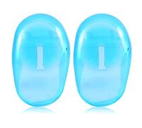 2 Pezzi Blu Protezione Dell'orecchio Scudo Protezione Antimacchia in Plastica Protegge le Cuffie Dalla Tintura Parrucchiere Bagno Doccia Impermeabile Protezione Dell'orecchio per L'uso Domestico del S