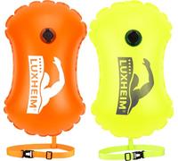 2 pezzi Boa da Nuoto Gonfiabile, Swimming Buoy Open Water Triathlon, Galleggiante Impermeabile, Pull Buoy Regolabile, Accessori per Acque Libere, Inflatable Buoy, Cintura Regolabile