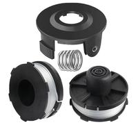 2 Pezzi Bobina +1 Cappuccio di Copertur 1 Molla,Bobine portafilo per tagliabordi，Bobine portafilo per tagliabordi,Compatibile con Makita DUR181, DUR181Z, DUR181RF 195858-1/196146-9