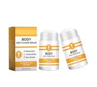 2 pezzi Body Anti-Chafing Stick, balsamo anti-chafing 2025, pelle liscia a lunga durata, riduce l'attrito della pelle, crea un'esperienza liscia sulla pelle, per cosce, spalle, petto e piedi