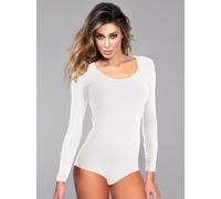 2 PEZZI BODY DONNA JADEA 4154 MANICA LUNGA A GIROCOLLO IN COTONE ELASTICIZZATO