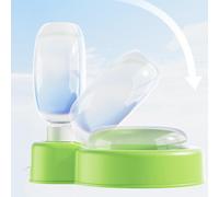 2 pezzi borraccia per cani da compagnia 500 ml alimentatore per cuccioli