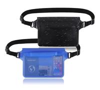 2 Pezzi Borsa Impermeabile Mare Accessori, Marsupio Impermeabile Con Cinturino Regolabile, Mare Accessori per Viaggio Spiaggia Sup Barca Campeggio Subacqueo, per Subacqueo, Kayak, Escursioni, Pesca