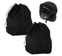 2 Pezzi Borsa per Casco da Moto, 47 x 43 cm Sacca Porta Casco Moto, con Coulisse, Zaino-Borsa per Scooter e Moto, Borse Universali per Casco, per Caschi da Sci, Basket, Fitness, Attività All'aperto