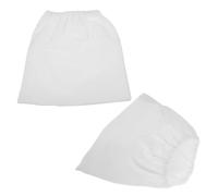 2 Pezzi Borsa Raccogli Polvere per Manicure, Tessuto Bianco