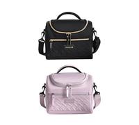 2 pezzi borsa termica da 8 l per il pranzo, con funzione di supporto caldo/freddo per il pranzo, borsa da picnic, borsa termica isolata per spiaggia, lavoro, viaggio, 24,8 x 16 x 21 cm (D)