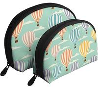 2 pezzi borse per cosmetici mongolfiera Romantik Turchia borsa per il trucco da viaggio borsetta da donna da toilette