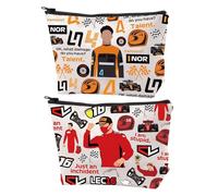 2 Pezzi Borse Per Trucco A Tema Da Corsa, Borsa Per Trucco Impermeabile, Borsa Per Il Trucco Dei Cartoni Animati, Borsa Per Il Trucco Regalo