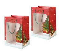 2 pezzi Borse regalo imballaggio natalizio Caspa di carta Candy Gaccy Borse