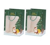 2 pezzi Borse regalo imballaggio natalizio Caspa di carta Candy Gaccy Borse