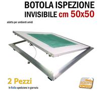 2 Pezzi Botola d'ispezione sportello per cartongesso apertura clic clac rasomuro