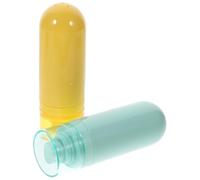 2 Pezzi Bottiglia da Viaggio 15ml in Abs, Confezione Separata | Viaggio di Lavoro e Bagagli, Salva Spazio e Riduce Sprechi, Adatta a Bagnoschiuma e Solare