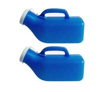 2 pezzi bottiglie di urina bottiglie di orinatoio maschile for uomini, bottiglia di pipì for orinatoio for bottiglie di urina maschile a prova di fuoriuscita, orinatoi portatili da 1200 ml for uomini