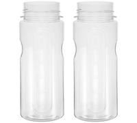 2 Pezzi Bottiglie in Plastica per Macchina Viso Idrogeno-ossigeno | Trasparenti, Uso a Casa e Salone, Cambio Rapido, Dosaggio Accurato, per Estetiste e Personale
