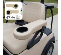 2 Pezzi Bracciolo Golf Carrellino Portabicchiere senza Foratura