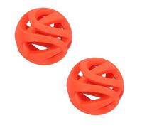 2 pezzi Breathe Right Fetch Ball Dog Chuck Fetch Play Time Large 7,3 cm