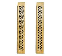 2 Pezzi Bruciatore di Incenso di Bambù, Porta Incenso in Legno, Scatola di Bruciatore di Incenso, Applica a per Meditazione, Yoga, Aromaterapia
