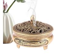 2 Pezzi Bruciatore Di Incenso Retrò, 4cm Coperto, Bastoncini Brucia Incenso Tibetano, Grani Per Casa Ufficio Casa Da Tè Decorazione