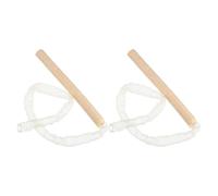 2 Pezzi Budello per Salsicce 23mm in Collagene, Beige | Salsicce Secche e Bovine, Trattiene L'umidità, Uso Domestico e Cucine Professionali