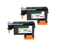 2 pezzi C4900A C4901A Printhead Compatibile con 940 Testa di stampa 940 940 per OfficeJet Pro 8000 8500 8500A Stampanti BK/Y C/M Parti di sostituzione della cartuccia(HP940-2 PCS)
