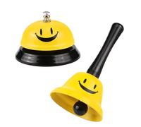 2 Pezzi Campanello per Reception, Campanello da Tavolo, Metallo Campanello di Servizio Dinner Bell per Scuola Cucina Ristorante Hotel bar Servizio Pet
