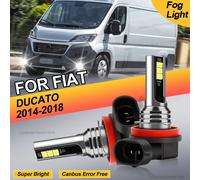 2 Pezzi Canbus Senza Errori H11 H8 Auto LED Fendinebbia Anteriori 6000K Luci Sup