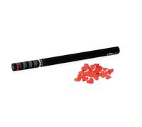 2 pezzi - Cannone Sparacoriandoli Manuale 80 cm, Cuori Rossi - Effetto Scenograf