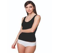 2 Pezzi Canotta Donna spalla Larga Bellissima 053 in Seamless Microfbra