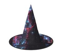 2 pezzi cappello di Halloween streghe Decor - Hacker Era stampa partito costume strega Cosplay Dress Up Masquerade Supplies
