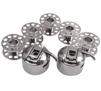 2 pezzi Capsule + 5 bobine in metallo per macchina da cucire Necchi 270/524/559.