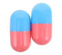 2 pezzi Capsule di deposito in plastica Capsule di grandi dimensioni Creative