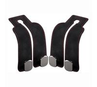 2 Pezzi Car Seat Back Hook, Multifunzionale Gancio per Poggiatesta Auto, Gancio Doppio per Sedile Posteriore Auto, Leather Car Seat Double Hooks, Flexible Organizer Hanger Holder