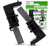 2 Pezzi Carboncini per Lavatrice 30х13,5х5mm 49018683 92126721 per Candy | Garanzia di 5 Anni - ONIX TECH