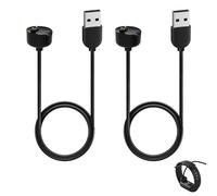 2 Pezzi Caricatore Compatibile con Xiaomi Mi Band 5 6 7, 100cm Cavo Ricarica Rapida Portatile Resistente ABS+PVC con Filo di Rame, Caricabatterie Sostitutivo Durevole per Smartwatch Xiaomi Mi Band