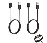 2 Pezzi Caricatore Magnetico Compatibile per Xiaomi Redmi Watch 3/2 / Mi Band 7 Pro, Cavo di Ricarica USB, Accessorio Caricabatterie per Smartwatch, Carica Rapida e Sicura, Compatto e Leggero 1M, Nero