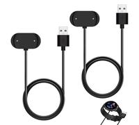 2 Pezzi Caricatore Magnetico Compatible con GTR 3 4/3 4 pro GTR 3, GTR 3 Pro, GTS 3 4 T-Rex 2/T-Rex Ultra/Cheetah Pro USB Caricabatterie 1M Cavo di Ricarica Accessori per Orologio Intelligente