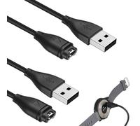2 Pezzi Caricatore per Garmin Orologio USB C Caricatore Cavo per Fenix 6, 6S, 6X Pro, 5, 5S, 5X Plus, 7, 7S, 7X, Forerunner 935, 945, 745, 45, 45S, 245, Approach S10, S40, S60, Vivoactive 3, 4, 4S