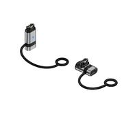 [2 pezzi] Caricatore Universale per Garmin Orologi, Adattatore di ricarica USB-C a Watch, Cavo di Ricarica Rapida Portatile con Laccetto Anti-Smarrimento Compatibile con Smartwatch Garmin - Argento