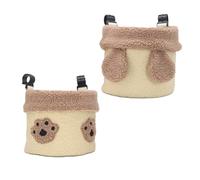 2 pezzi Cartoon Baby Room Storage Bag con gancio rinforzato per viaggio auto letto camera dei bambini organizzazione culla caso appeso