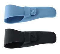 2 pezzi Case da viaggio per rasoio in silicone Cover Cover Razor Cover Safety