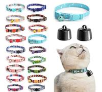 2 Pezzi Cat Tracker - Localizzatore GPS in Tempo Reale for Gatti - Funziona con iOS/Android - Nessun canone mensile - Collare Riflettente for Gatti - Dispositivo di localizzazione GPS(Q)