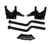 2 pezzi catenaccio per cancello auto-bloccante a leva, serratura per cancello da recinto, resistente