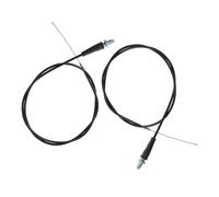 2 Pezzi Cavo Acceleratore Dritto per Mini Bike e Beach Buggy, Metallo PVC | Ricambio Terminale Diritto, Nucleo Metallico ad Alta Resistenza, Regolazione Precisa della Tensione, per Uso Atv