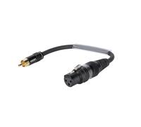 2 pezzi - Cavo Adattatore Audio Sommer Cable XLR(F) a RCA(M) 0,15m | Progettato