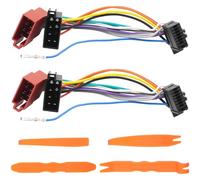 2 Pezzi Cavo Connettore Adattatore ISO da 16 Pin per Autoradio Pioneer DEH DEH-P DEH-S DEH-X DMH AVH AVH-X MVH MVH-S MVH-X FH-X AVIC-W AVIC-Z Auto Stereo Radio ISO Cablaggio Spina Adattatore Cavo